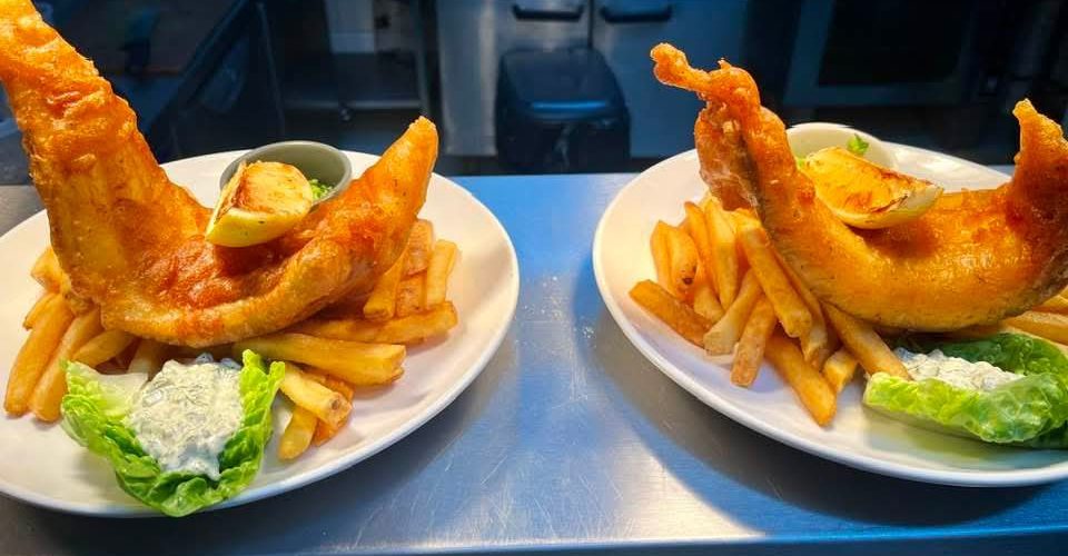 Plough Crowhurst fish and chips