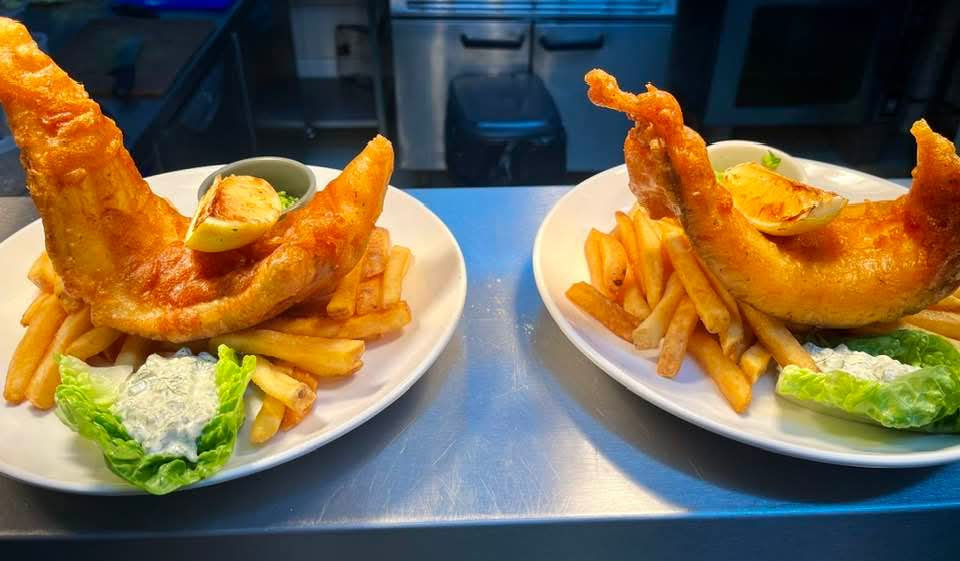 Plough Crowhurst fish and chips