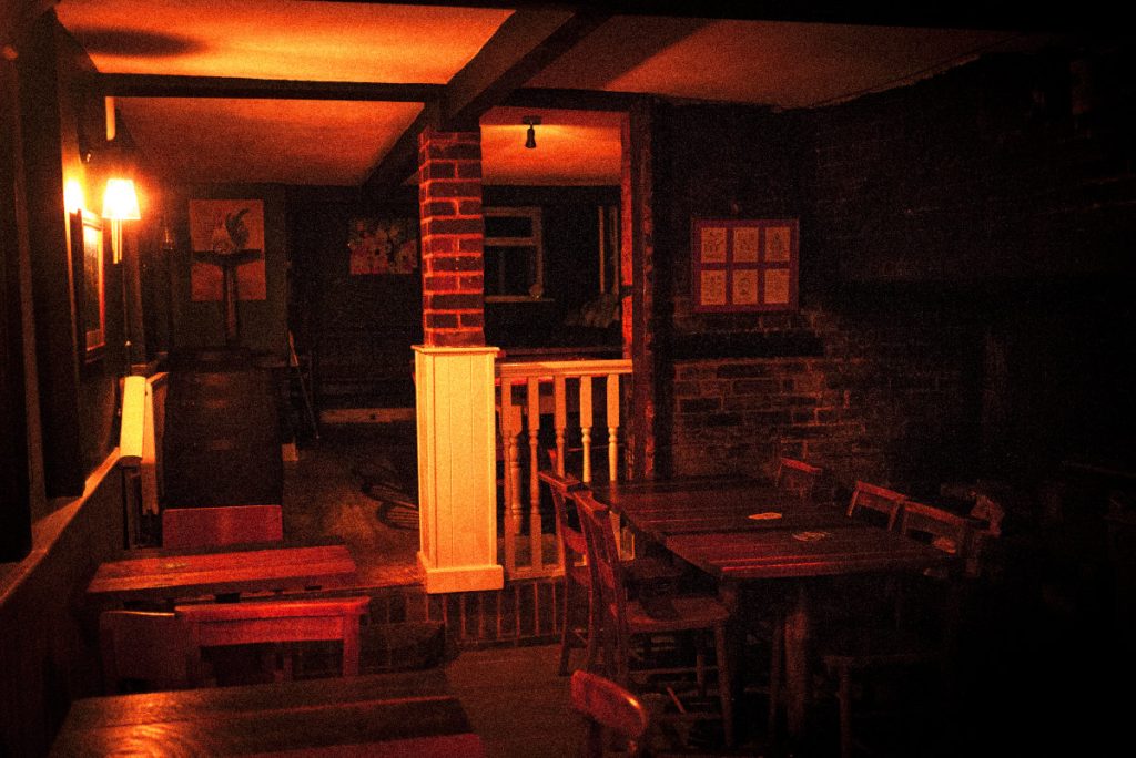 Fireside dining at The Plough Crowhurst