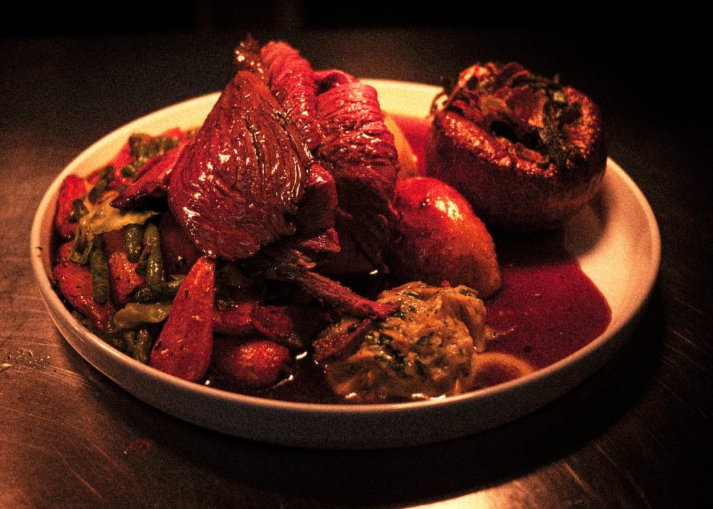 Roast beef at The Plough Crowhurst